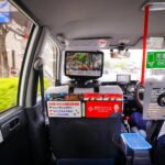 Een taxi interieur dat er na duizenden ritten nog verzorgd uitziet